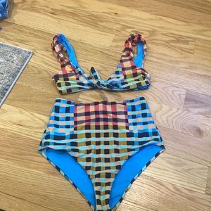 Mara Hoffman size small High wasted Bikini